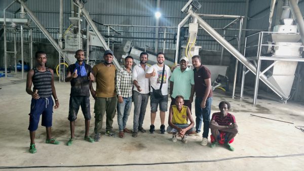 equipo planta de lavado y yodacion etiopia